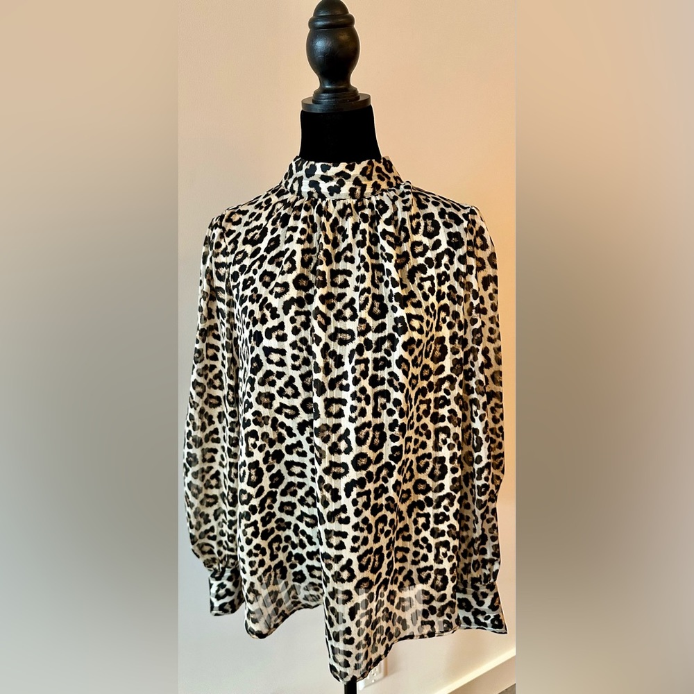 H&M Leopard Top NWT